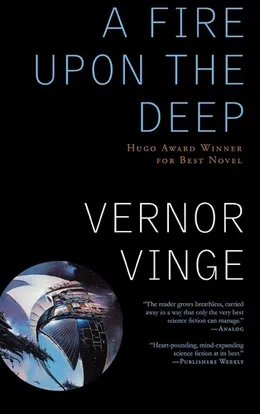 A Fire upon the Deep by Vernor Vinge book cover