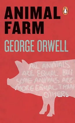 Animal Farm by George Orwell book cover