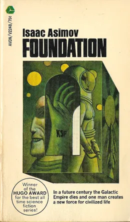 Foundation by Isaac Asimov book cover
