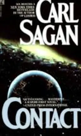 Contact by Carl Sagan book cover